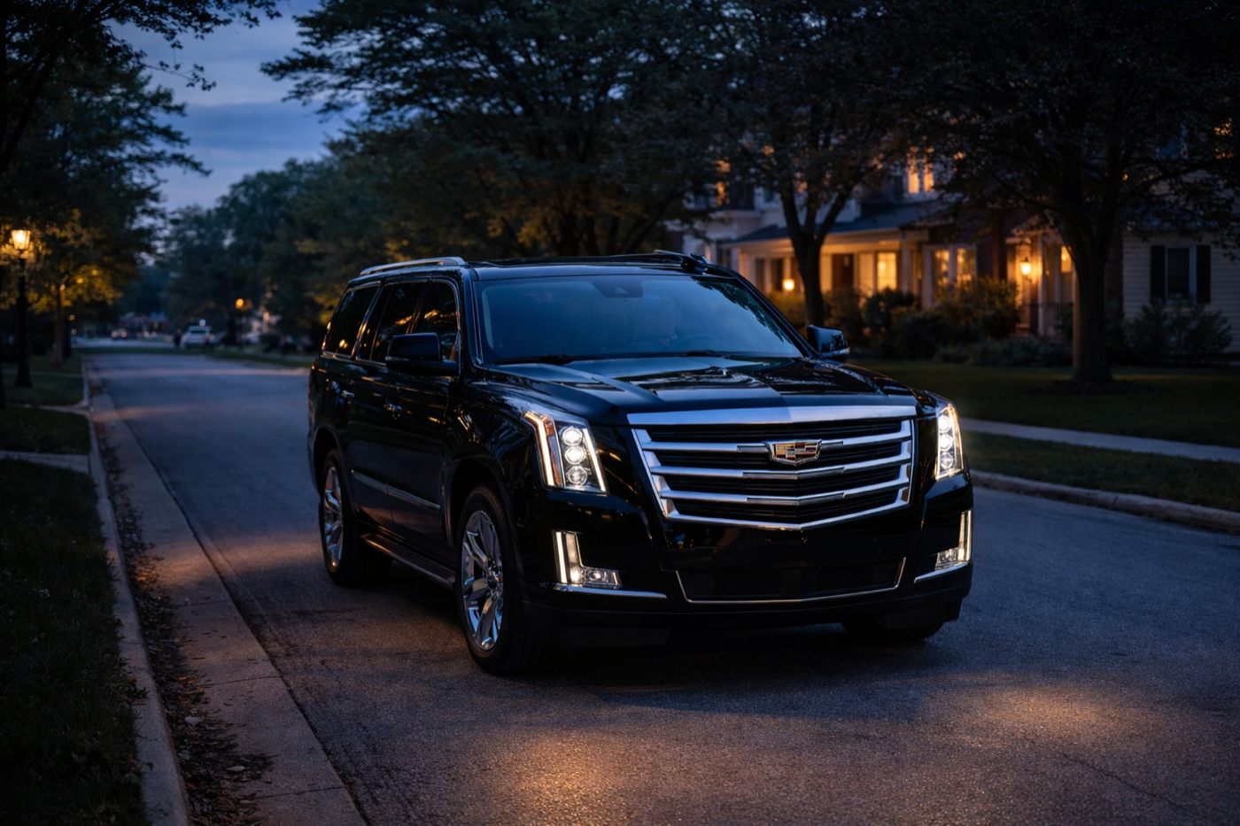 Royal Chicago Limo black SUV Lake County Illinois