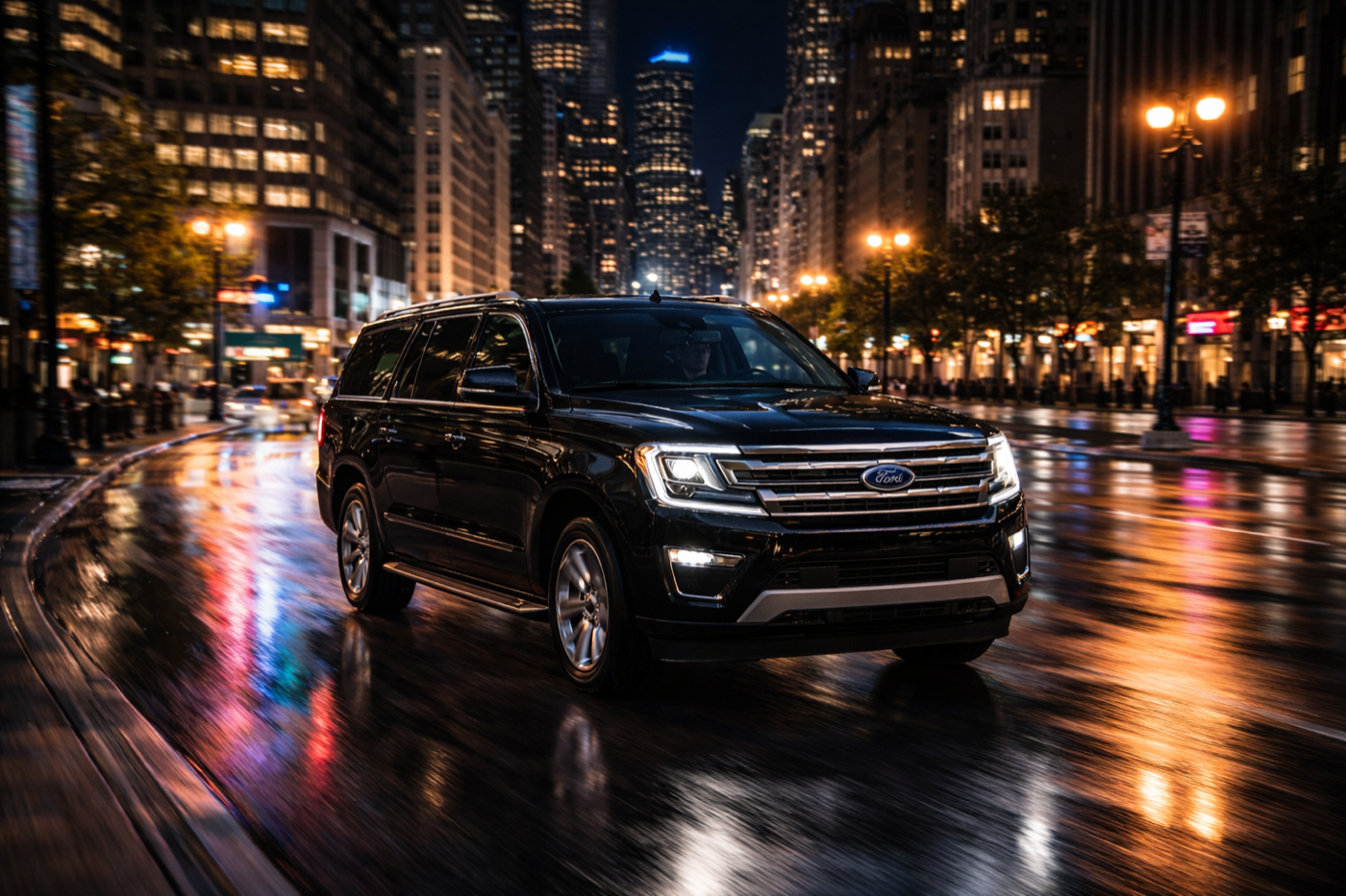 Hourly black SUV chauffeur Chicago suburbs