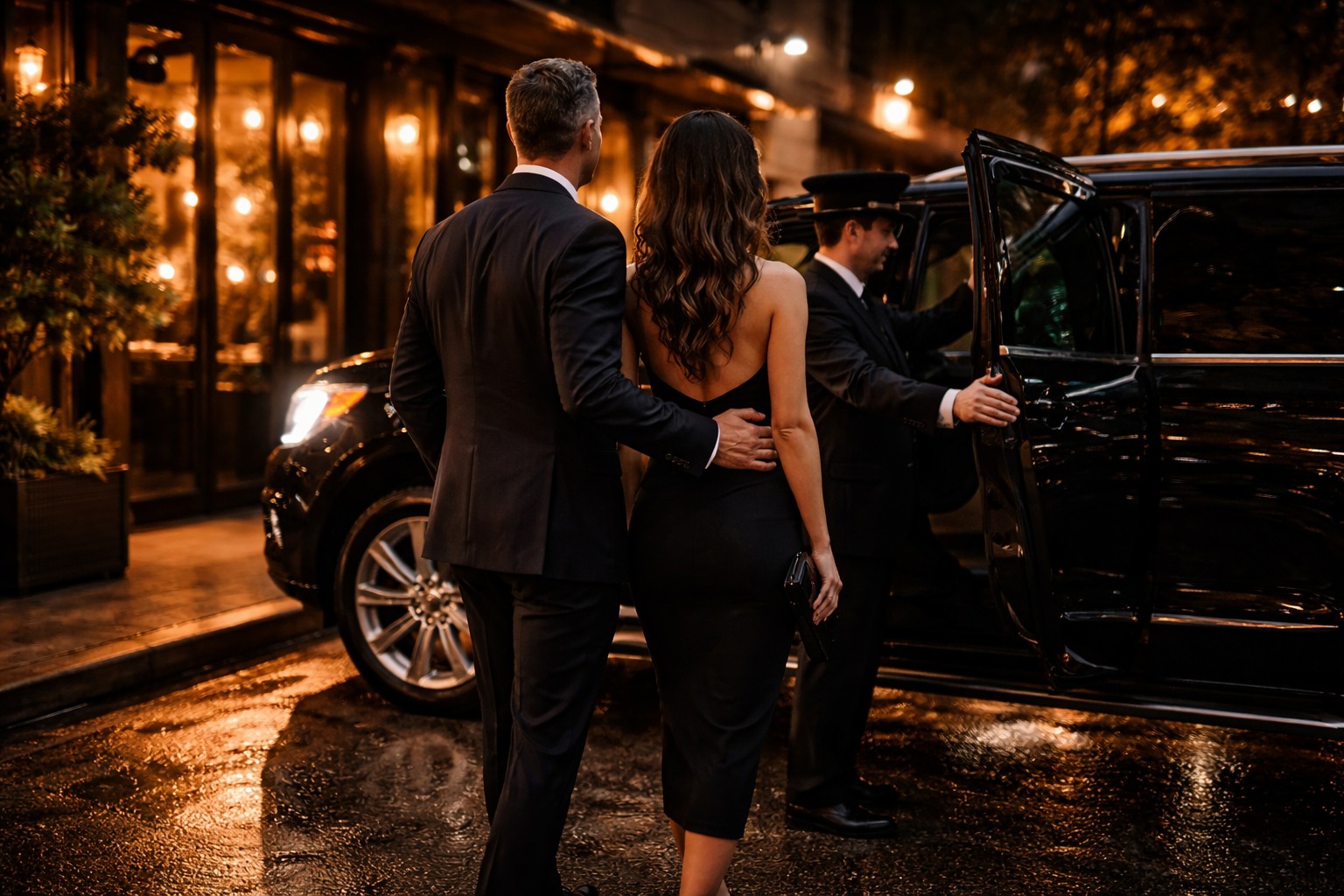 Special occasion hourly black SUV chauffeur service Chicago evening out